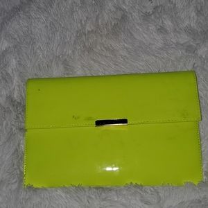 Neon Yellow Clutch